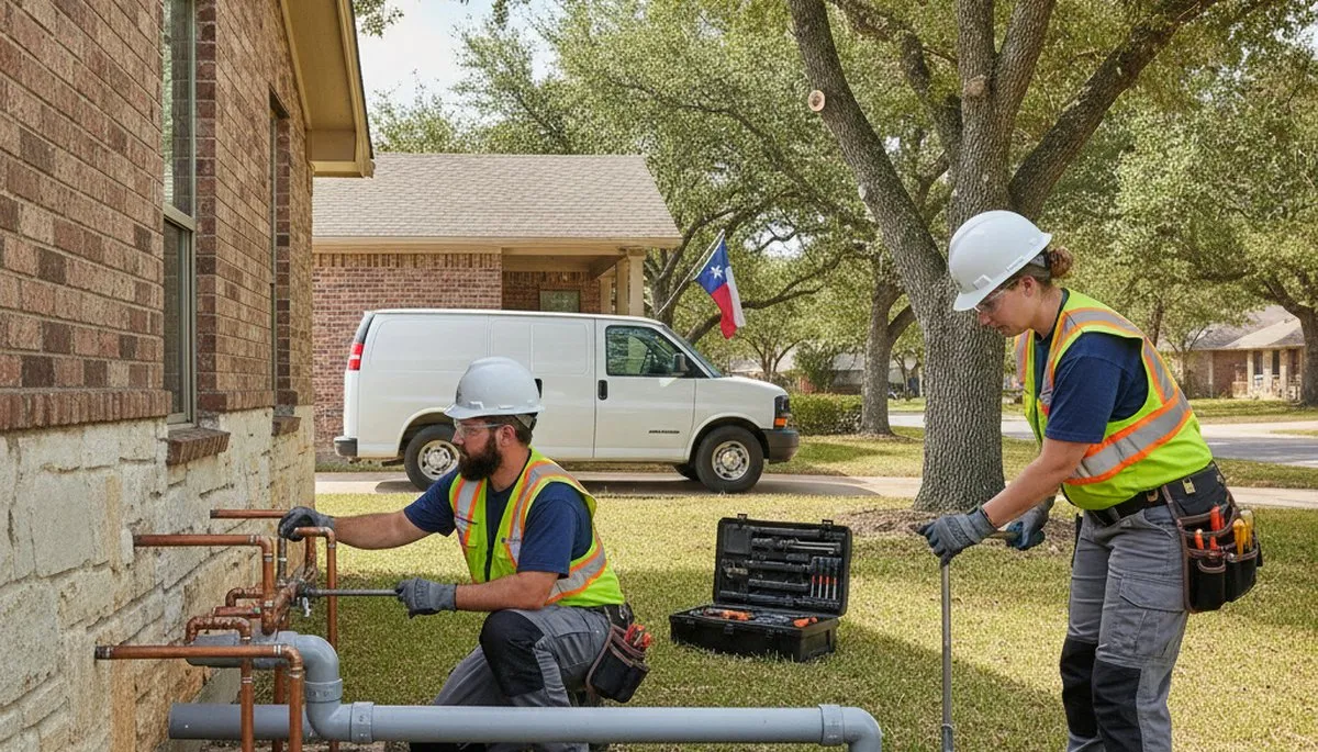 Emergency plumbing repair service in Houston, TX for residential and commercial leaks and clogs